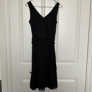 LBD - Sparkly Cocktail Dress - size small, Le Chateau